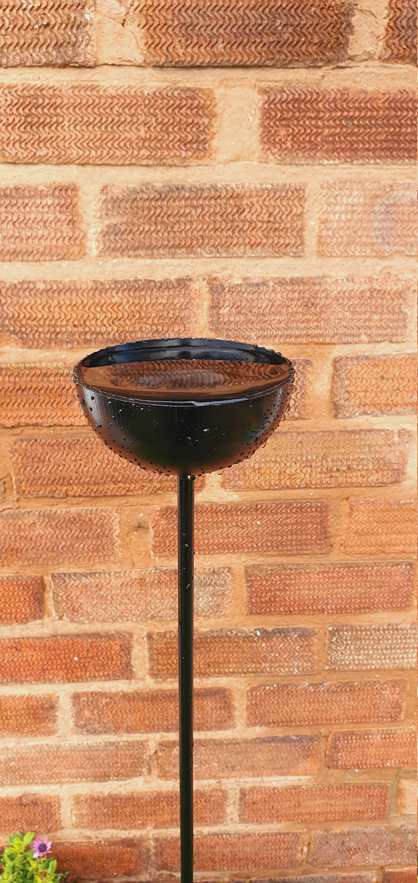 Set of Three Rain Catchers, Bird Feeders, Candle Holders, Plant Supports